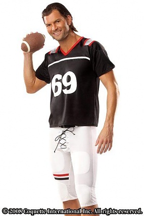 Football Player Black/white L/x