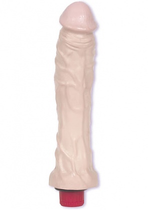 The Naturals Heavy Veined Thin Dildo 8in - Vanilla