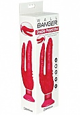 Waterproof DOUBLE PENETRATOR WALL BANGER PINK